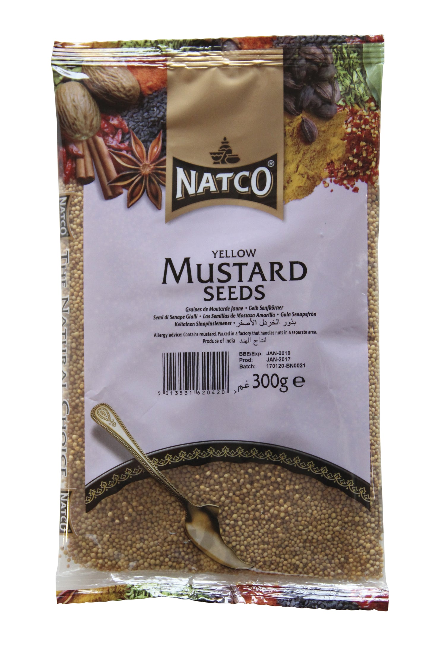 Yellow Mustard Seeds 300g