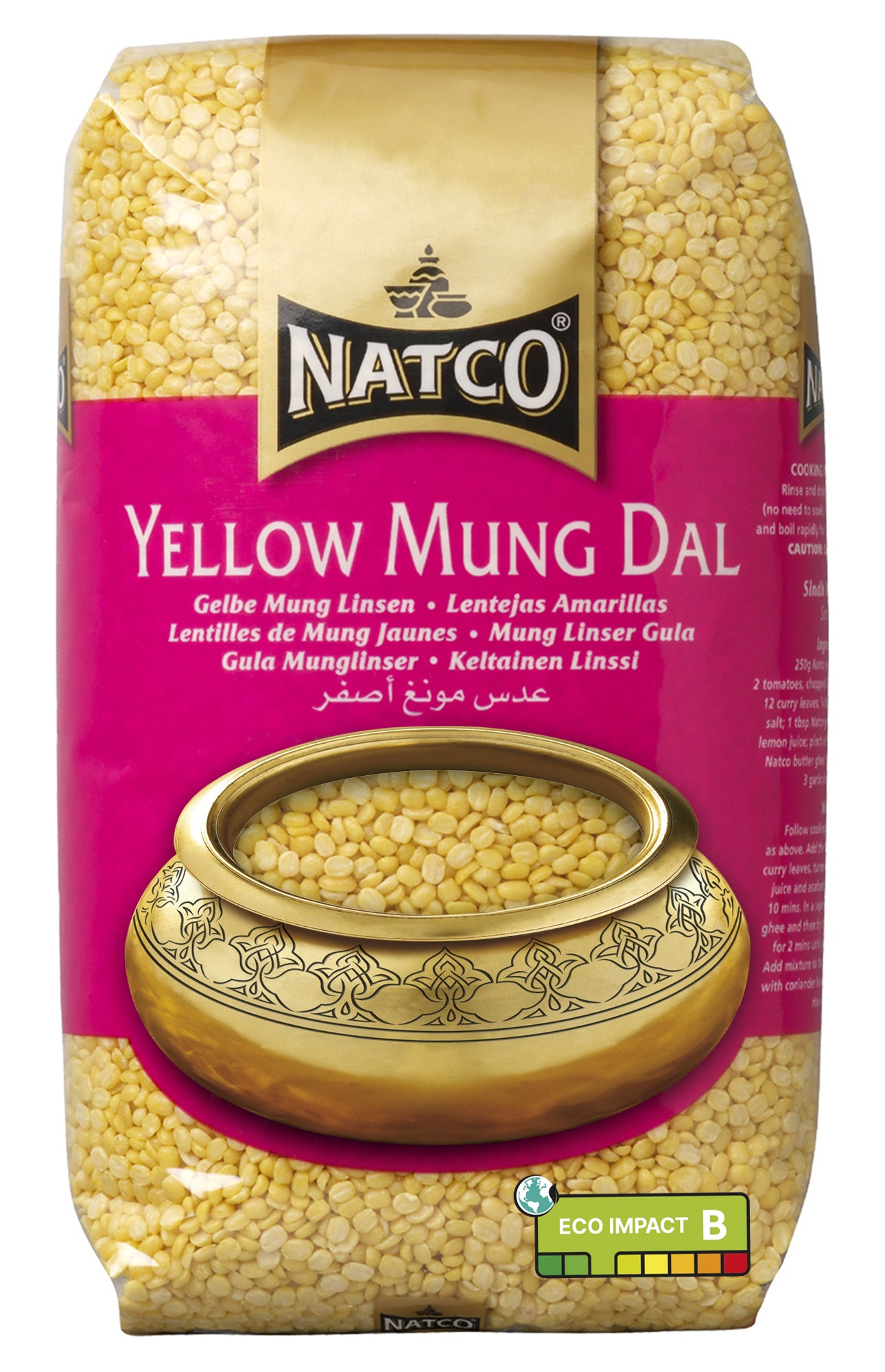 Mung Dal Yellow Full Case 4x1kg