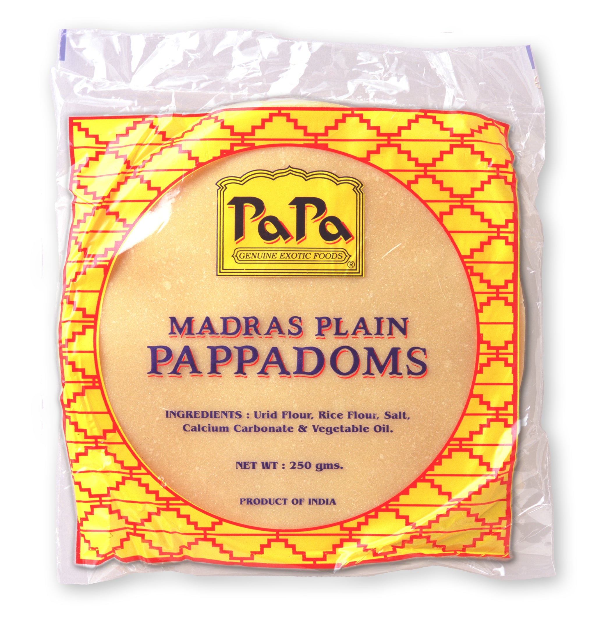 Pappadoms Madras (Papa Brand) 250g