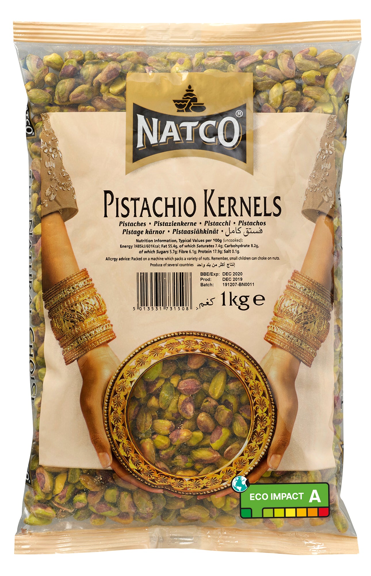 Pistachio Kernels 1kg