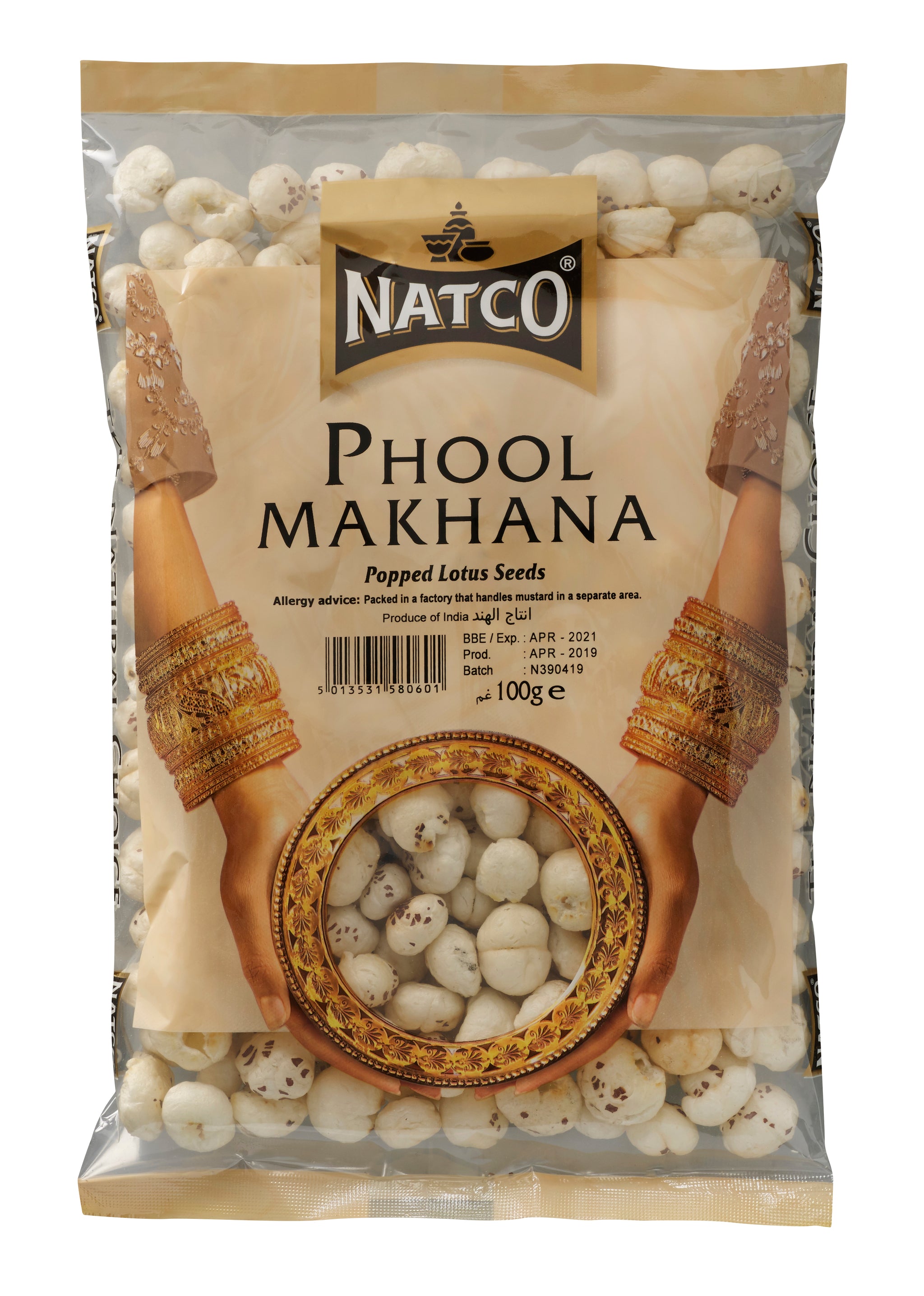 Natco Phool Makhana (Popped Lotus Seeds) 100g – Natco Foods Shop