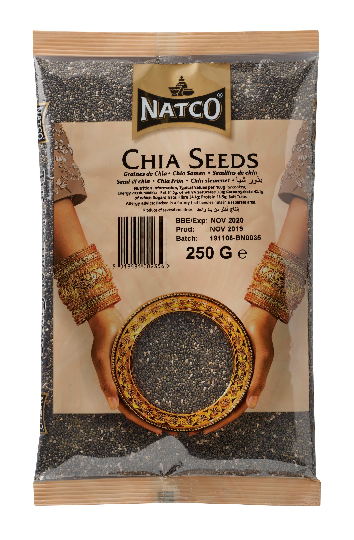 Black Chia Seeds 250g