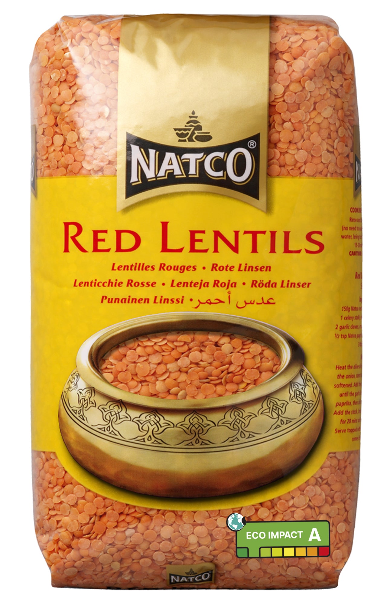 Red Lentils Polished 1kg