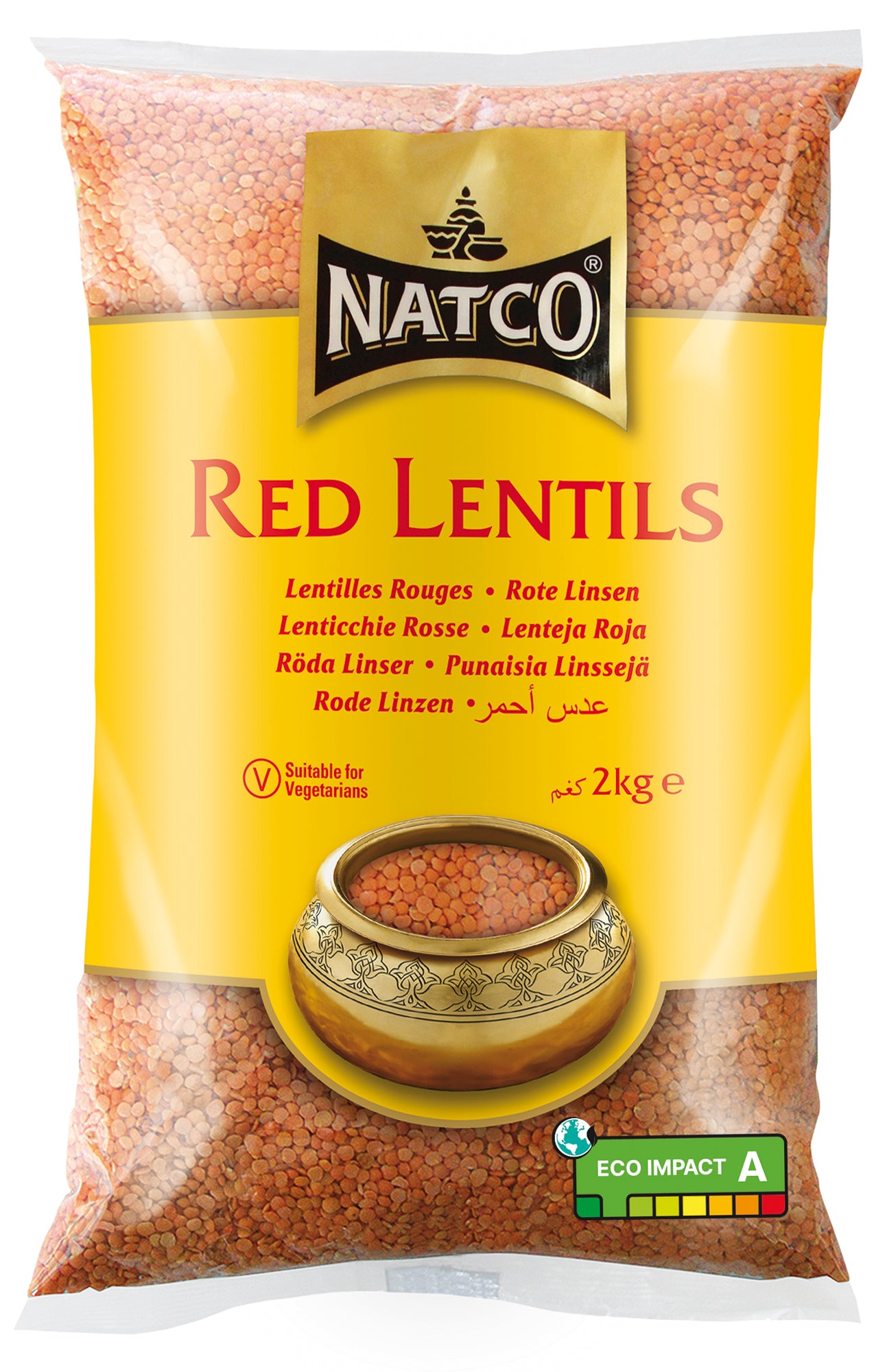 Red Lentils Polished 2kg