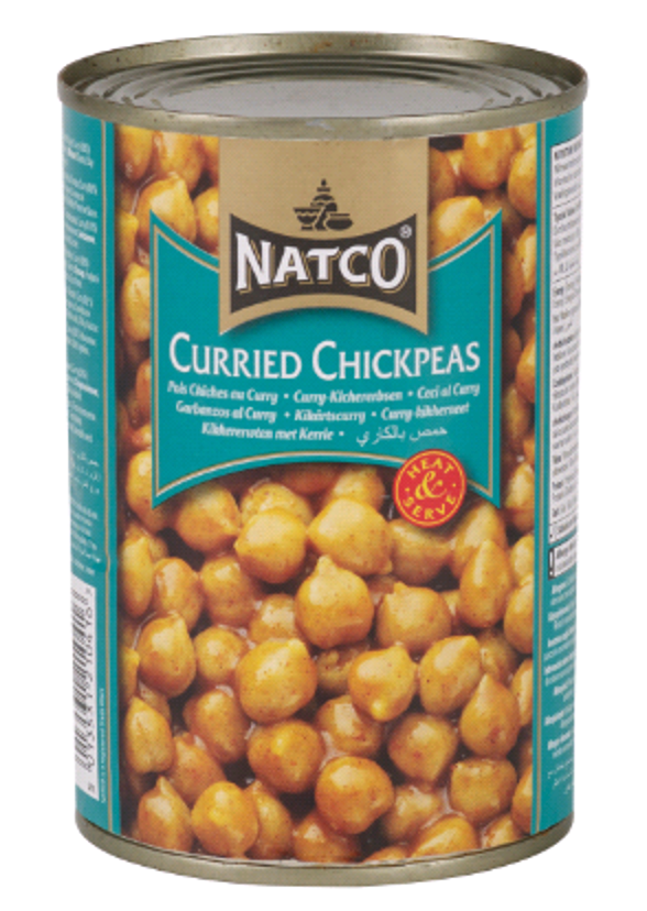 Curried Chick Peas 400g